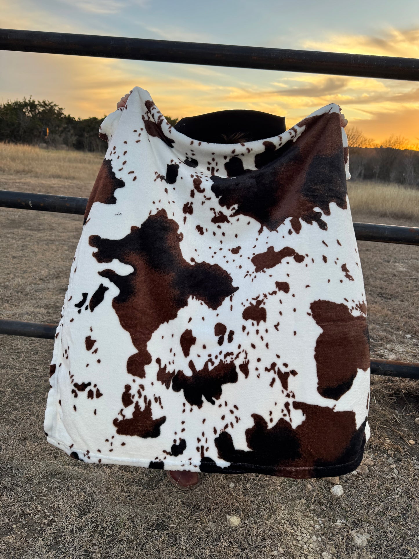 Cowhide Baby Blanket
