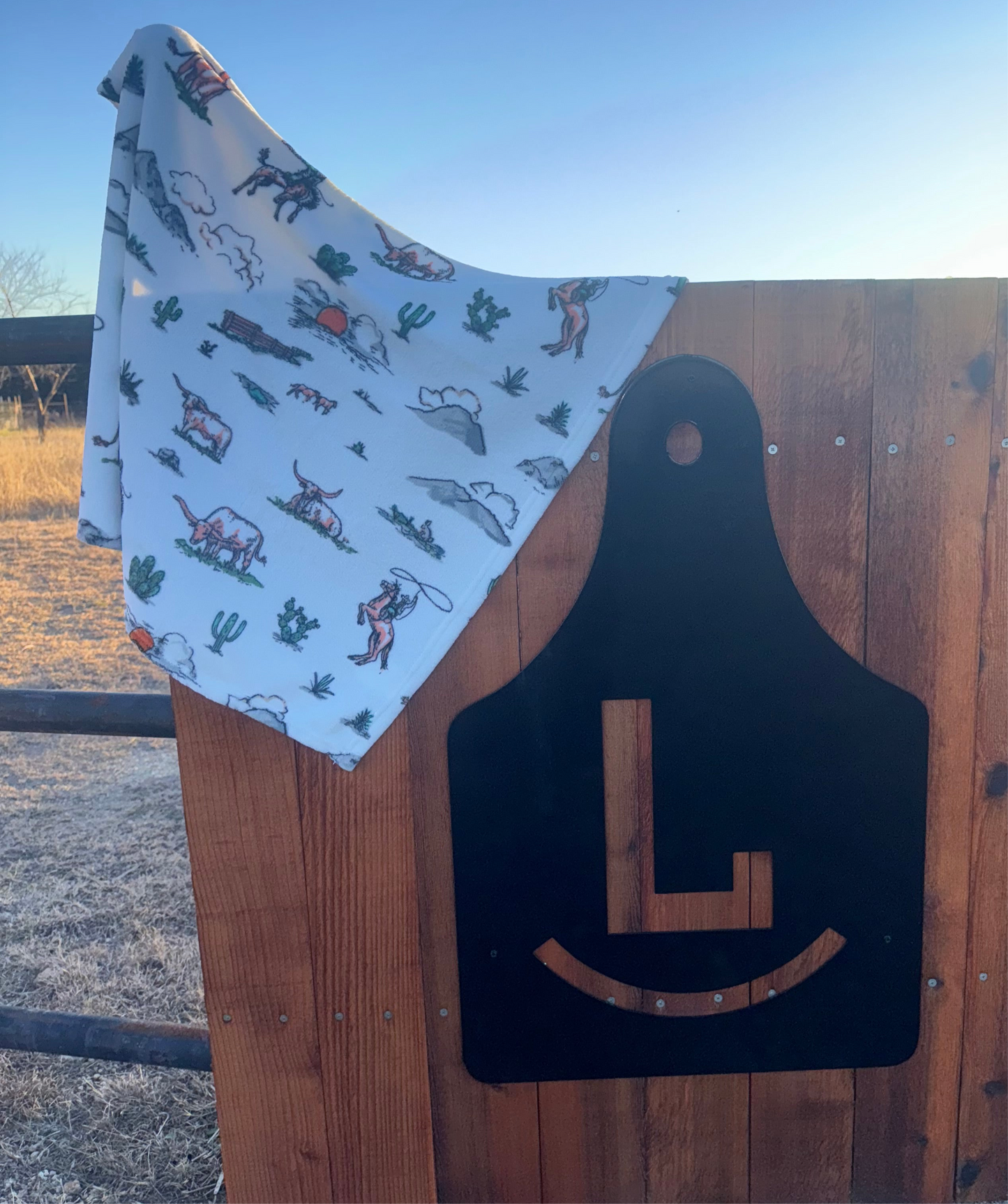 Western Skies Baby Blanket