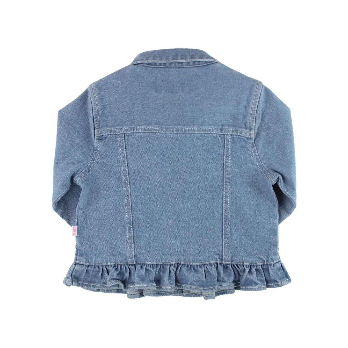Denim Ruffle Jacket