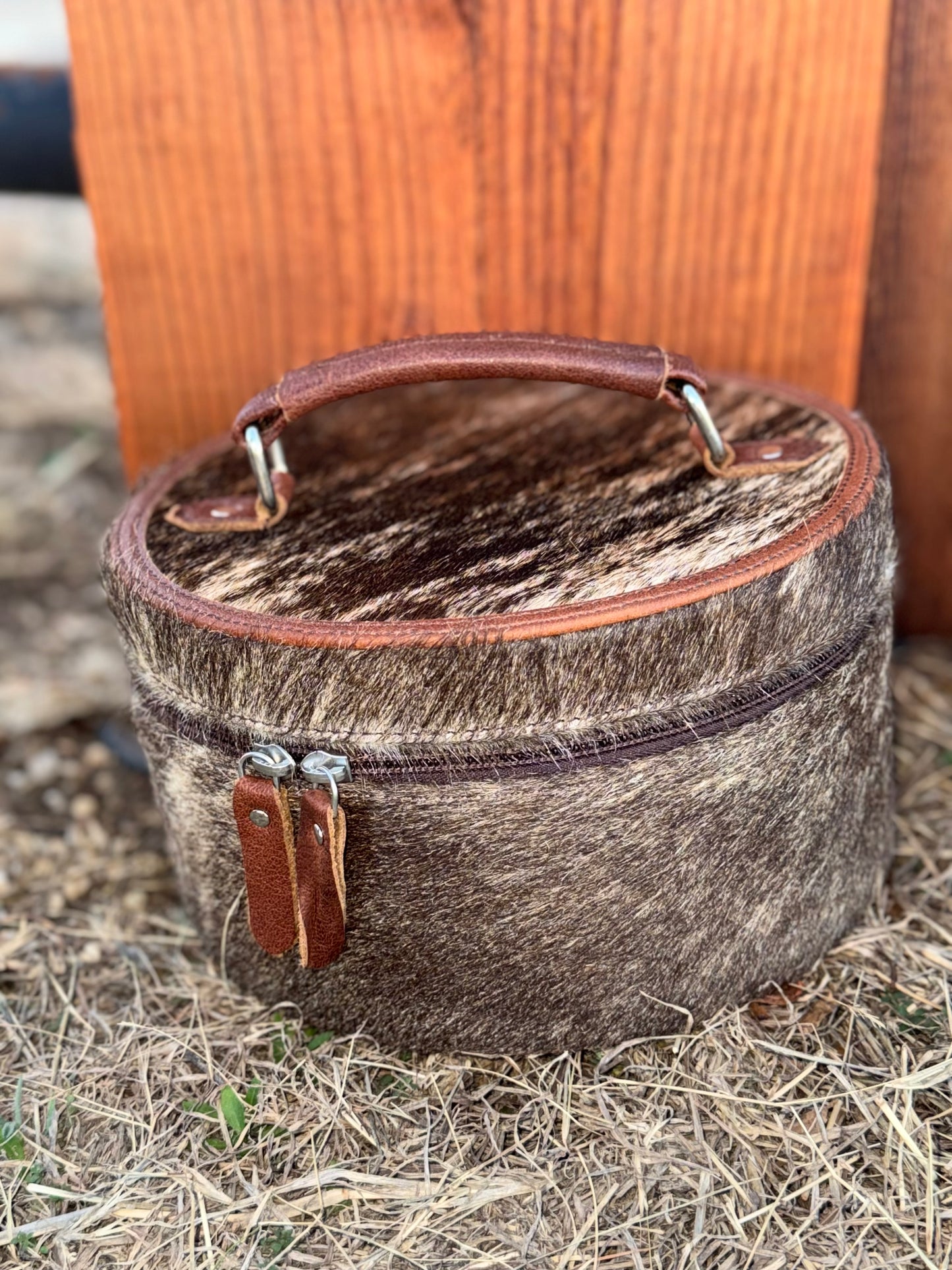 Cowhide Leather Jewelry Travel Case