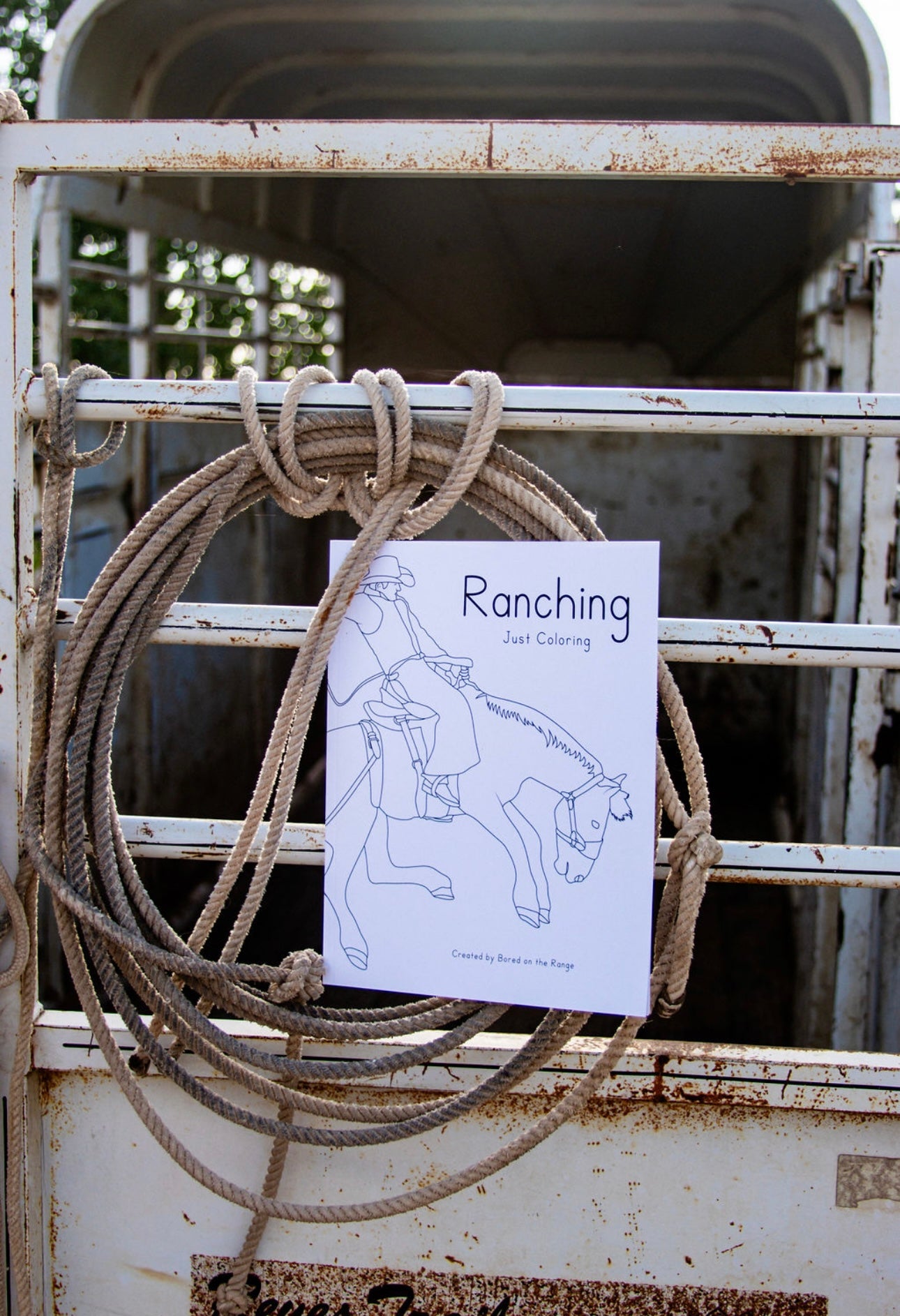 Ranching Coloring Book