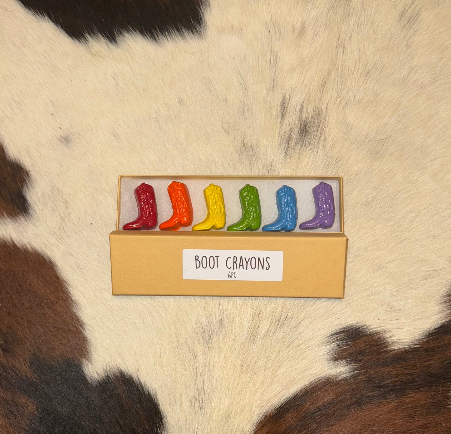 Cowboy Boot Crayons